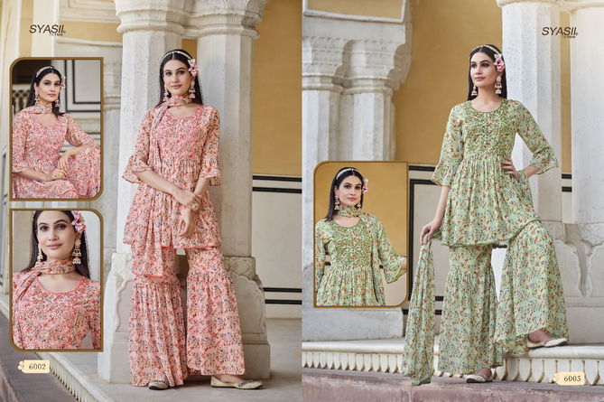 Syasii Aera Vol 2 Sharara Suits Readymade Catalog
